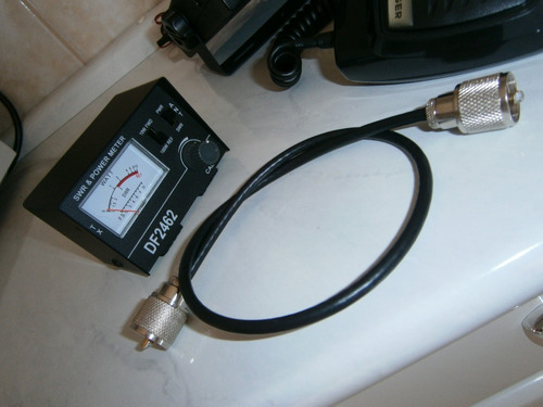 Radio Am/fm 400 Canais Vr-78 Plus Multi + Wattimetro + Cabo (Usado)
