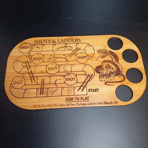 Juego Para Beber Shots Ladders Y Set De Ruleta Party Shot
