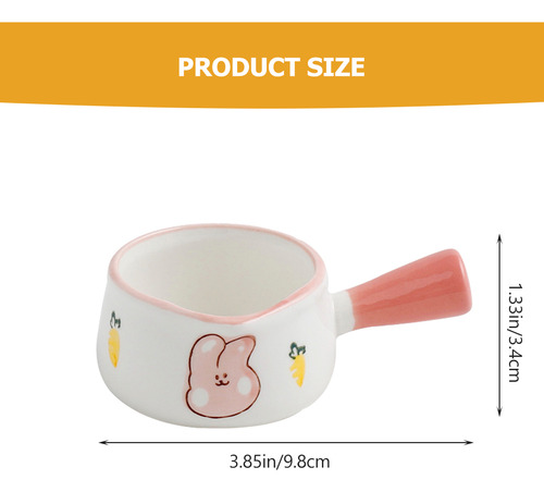 Recipiente De Cerámica Para Leche, Soporte Para Mojar Alimen