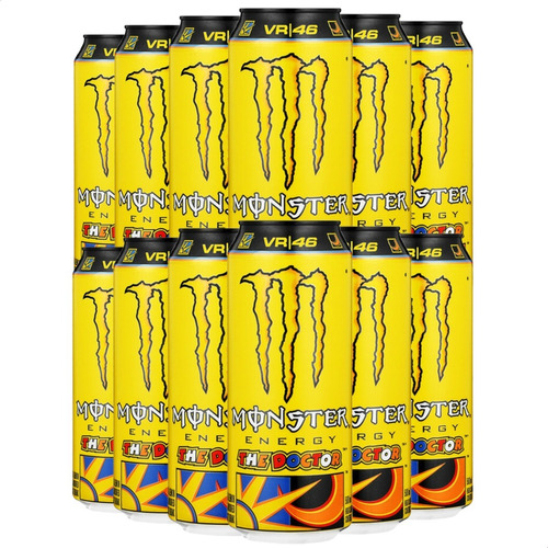 Bebida Energizante Monster Energy The Doctor Amarilla X12