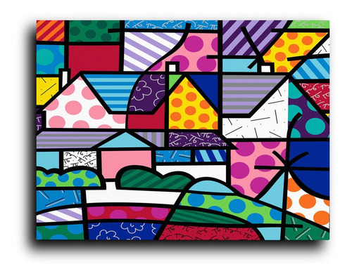 Cuadro Decorativo Acrilico 60x80 Romero Britto Obras Casa