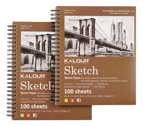 Cuaderno Dibujo Sketch Drawing Medios Seco 24x30,5 Cm [u]