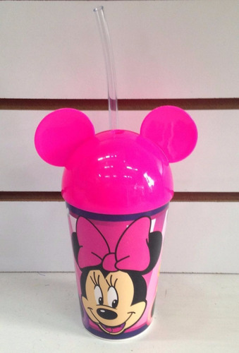 Vaso Pitillo Minnie Sorpresas Fiestas Piñatas Regalos