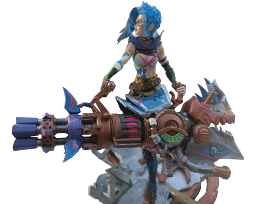 Figura Jinx Arcane - Lol Impresa En Resina