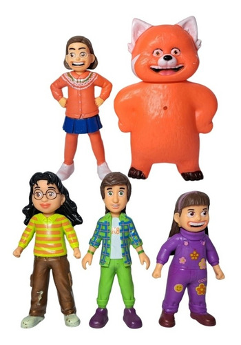 Coleccion De 5 Figuras Red Disney Personajes 12cm