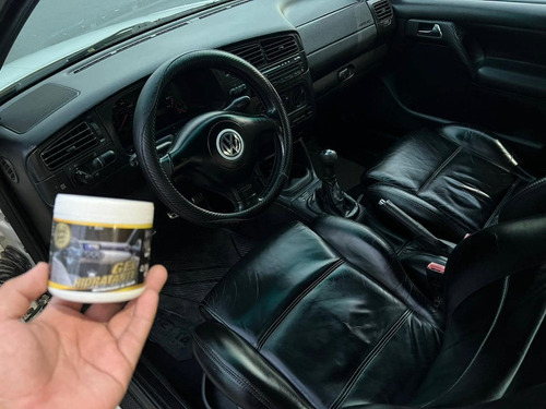Abrillantador Gel De Silicon Automotriz Con Esponja Y Aroma Color Agua