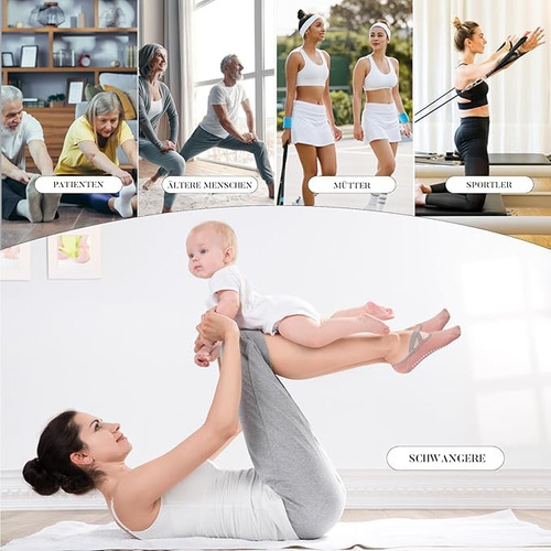 8 Pares De Calcetines De Yoga Con Agarre Para Mujer,