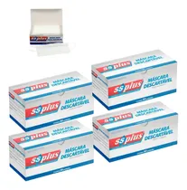 Comprar Combo 200 Máscaras Descartáveis De Proteção Facial Tripla