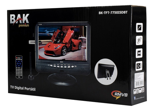 Tv Portátil Bak Isdbt Lcd Digital 7