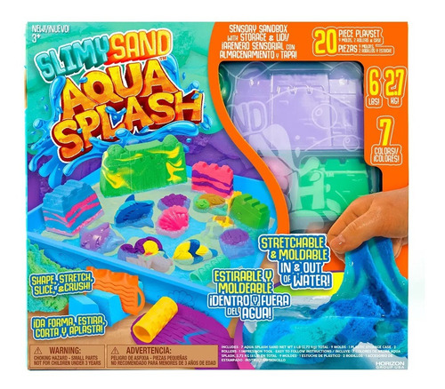 Imagen 4 de 5 de Slimygloop Slime Sand Arena Moldeable Horizon C/ Accesorios