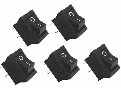 5 Rocker Switch Balancin Interruptor Mini 125v 6a 250v 3a