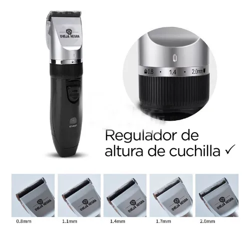 Cortadora Perros Peladora Canina Oveja Negra Lcp001 Cuchilla