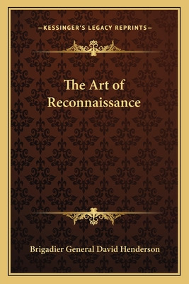 Libro The Art Of Reconnaissance - Henderson, Brigadier Ge...