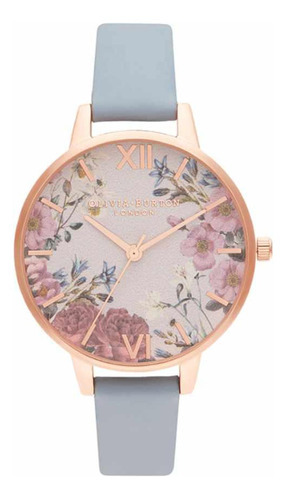 Reloj Olivia Burton Mujer Cuero Ob16eg132 British Blooms