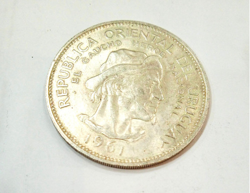 Moneda   Rou De Plata De 1961 El Gaucho