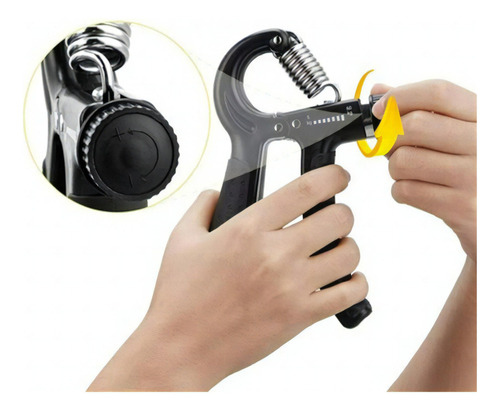 Ejercitador manual Handgrip para dedos, muñecas y antebrazos
