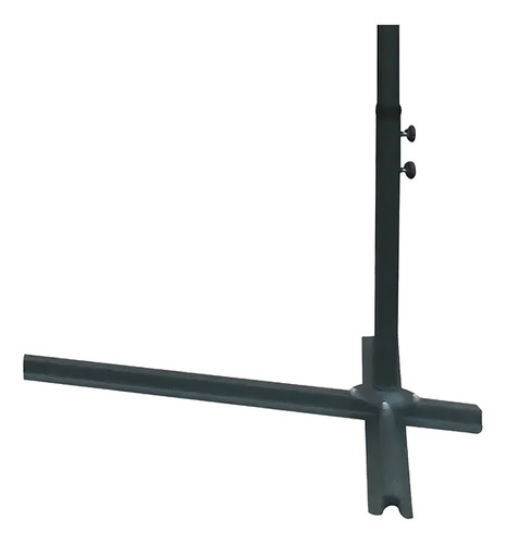 Ombrelone Lateral Suspenso 3M Jardim de Alumínio com Base Manivela Capa Branco Importway IWOBLC-3BR