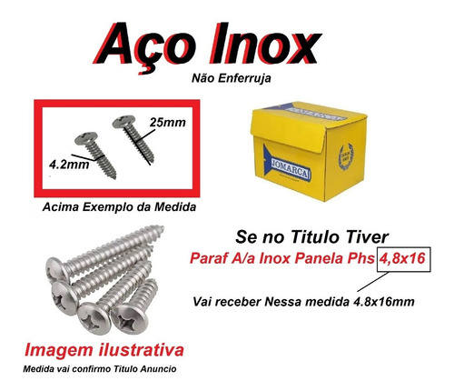 100 Paraf A/a Inox Panela Phs 4,8x50 % C-191213