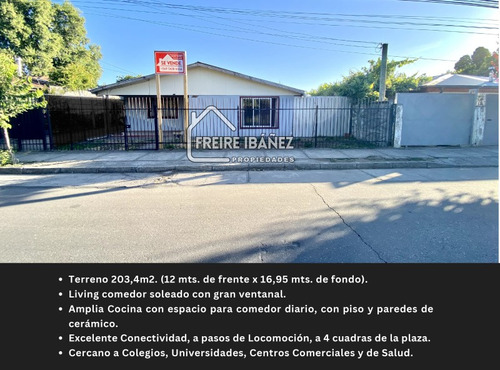 Céntrica Casa En Chillán Viejo. Oportunidad De Inversión