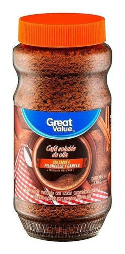 Café Soluble De Olla Piloncillo Y Canela 170 Gr, Great Value