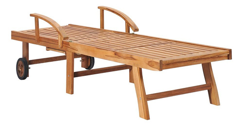 Sun Loungers 2 Pcs With Taupe Cushion Solid Teak