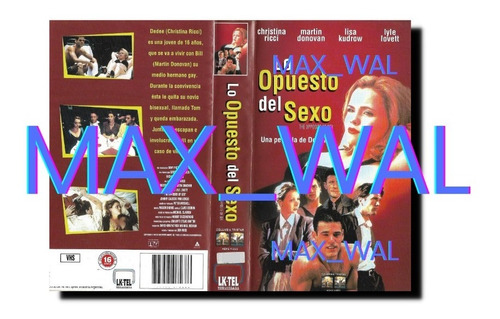 Lo Opuesto Del Sexo Vhs Christina Ricci Lisa Kudrow