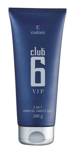 Club 6 Vip Colônia + Desodorante + Shampoo Shower Gel