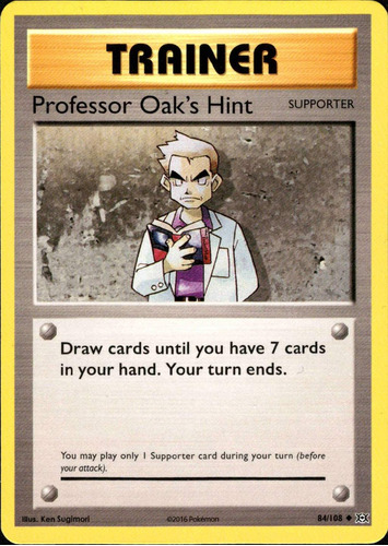 Pokemon Professor Oak's Hint Evolutions Frete Incluso