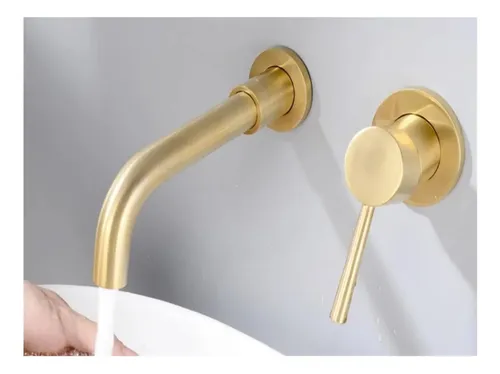 comprar Grifo Monomando Para Lavabo Baño Empotrado Pared Agua Fria