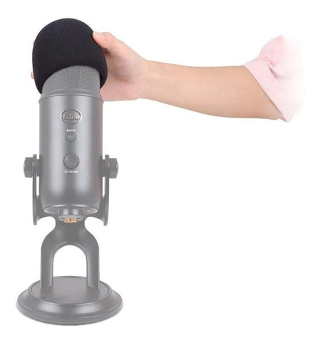 Esponja Anti Viento Grande Micrófono Condensador Blue Yeti