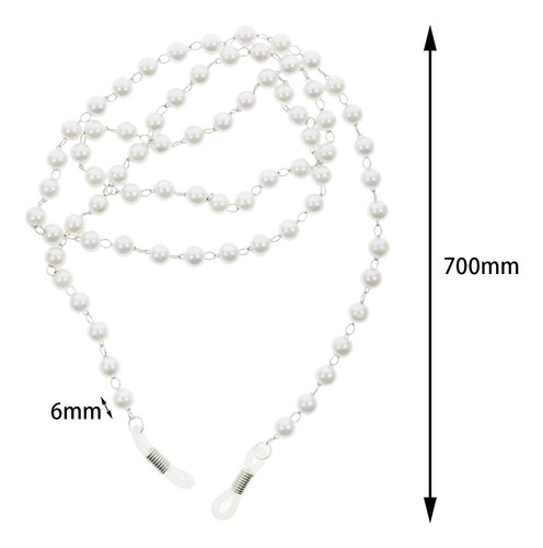 Cadena De Gafas Con Cuentas, Collar De Cadena, Correa De