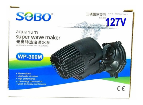 Bomba Circulação 7500l/h Sobo Wave Maker Wp-300m 110v