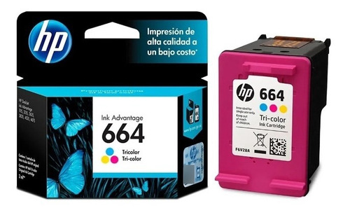 Cartucho Hp 664 Color Original Sin Vencer Garantía Oficial