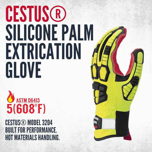 Guantes De Rescate De Bomberos De Silicona Anti-incendio