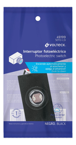 Interruptor Fotoelectrico Cuerpo Abs 127 V Volteck 49199