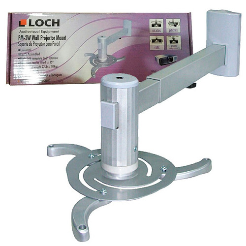 Imagen 3 de 9 de Soporte Proyector De Pared Loch Extensible Pm-2w Universal