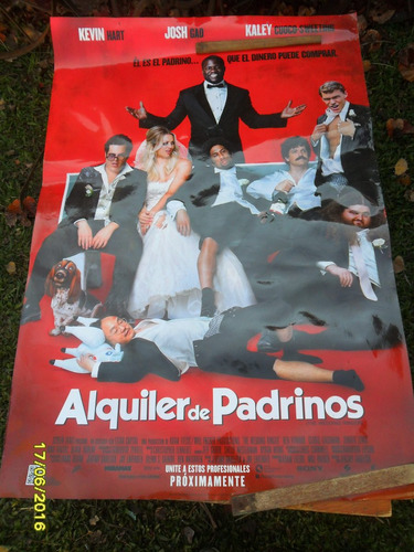Afiche Cine Película Alquiles De Padrinos