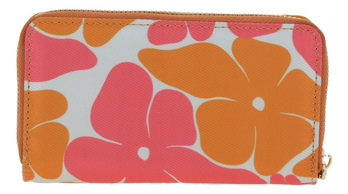 Cartera Gorett Sol Gs25086-o Color Multicolor Diseño De La Tela Floreado