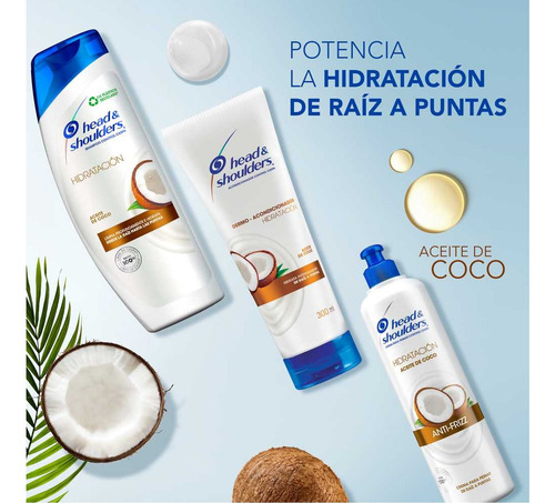 Shampoo Head & Shoulders Control Caspa Hidratación 180 Ml