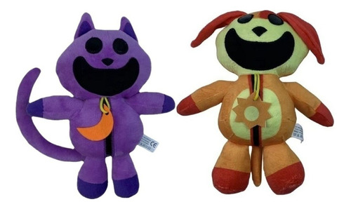 2x Peluches Poppy Playtime 3 Smiling Critters Catnap Dog Day