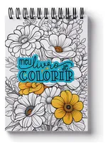 Comprar Livro De Colori Anti- Estresse Para Adultos Capa Dura Cores Guiadas Por Números.
