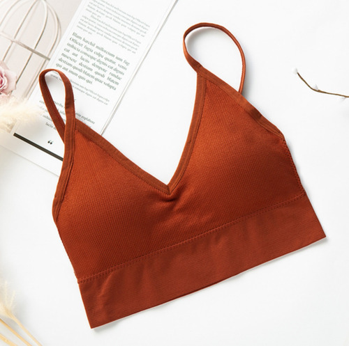 # Sostenes Deportivos Sin Costuras Crop Top Básico 5 Pcs