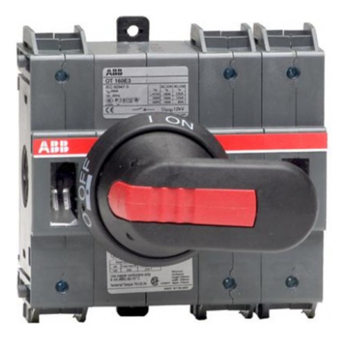 Chave Seccionadora Ot160e3 3 Polos Abb Com Manopla