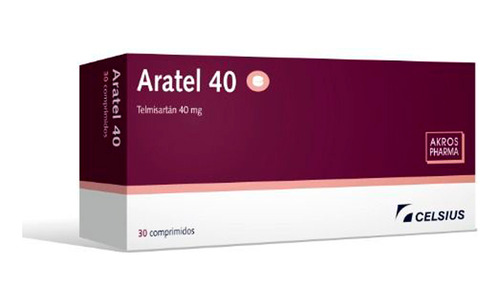 Aratel® 40mg X 30 Comprimidos (telmisartán)