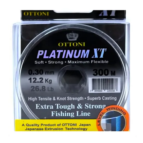 Linha Monofilamento Ottoni Platinum Xt 300m 0,30mm | MercadoLivre