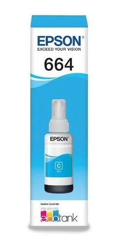 Tinta de impresora Epson T664220-AL cian de 70 ml