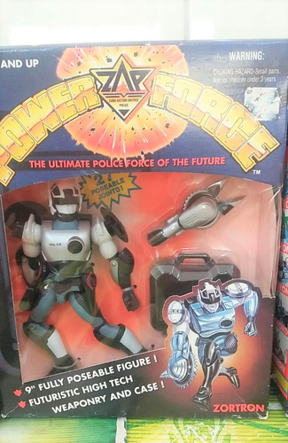 Lote De 5 Figuras Cybercops / Zap Power Force - Takara (Usado)