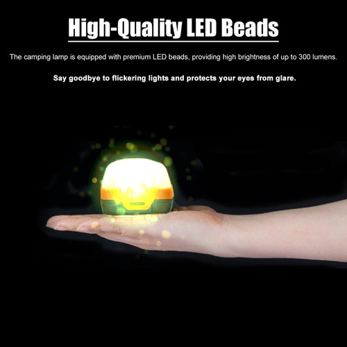 Linterna De Camping Multifuncional Con Luz Led Usb