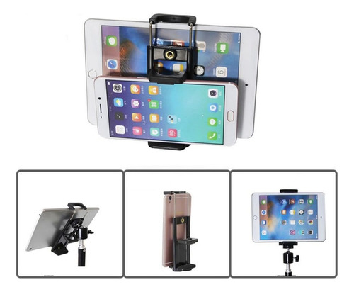 Soporte Adaptador Universal De Tripode Celular Tablet iPad