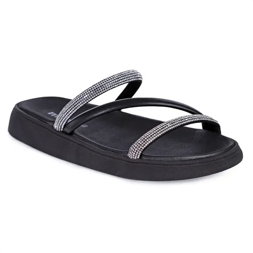 Sandalia Papete Moleca Feminina Tiras Strass Macia Original (5 modelos, 35 ao 38)